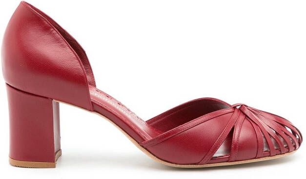 Sarah Chofakian leatherSarah pumps Red