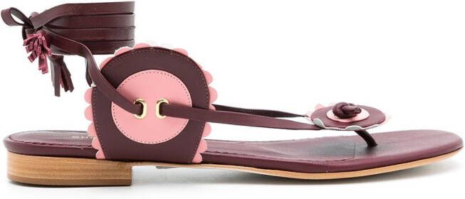 Sarah Chofakian Life Style sandals Red