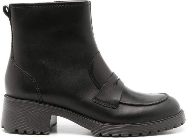 Sarah Chofakian Marcellie leather boots Black