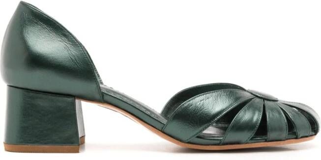 Sarah Chofakian 40mm Marjorie pumps Green