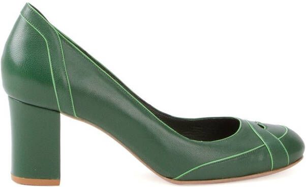 Sarah Chofakian mid-heel pumps Green