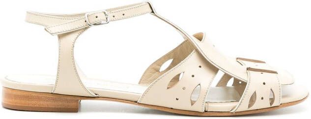 Sarah Chofakian Miller flat sandals Neutrals