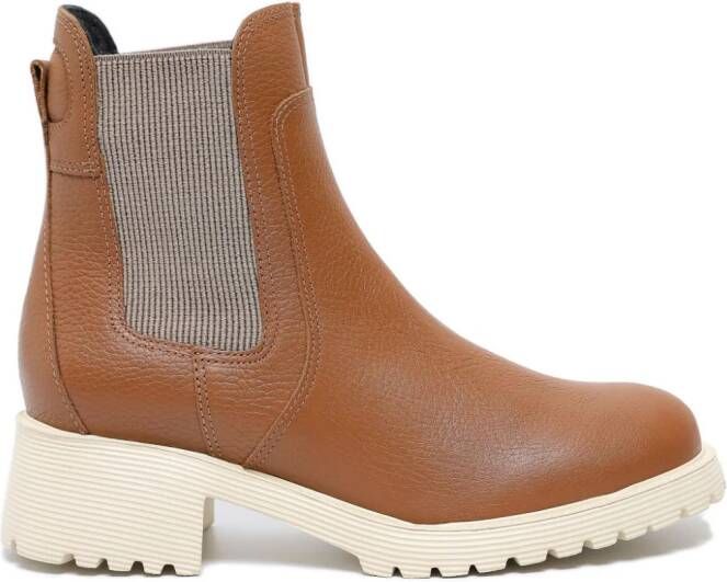 Sarah Chofakian Mirre 50mm Chelsea boots Brown