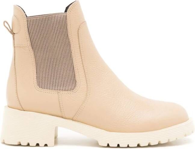 Sarah Chofakian Mirre Chelsea boots Neutrals