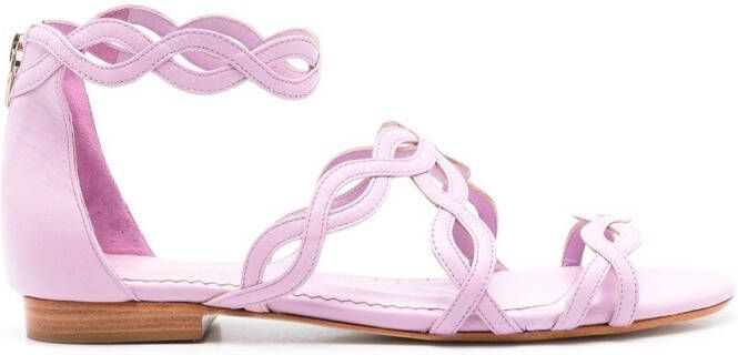 Sarah Chofakian Naomi II flat sandals Purple