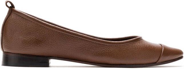Sarah Chofakian Nuage leather ballerinas Brown
