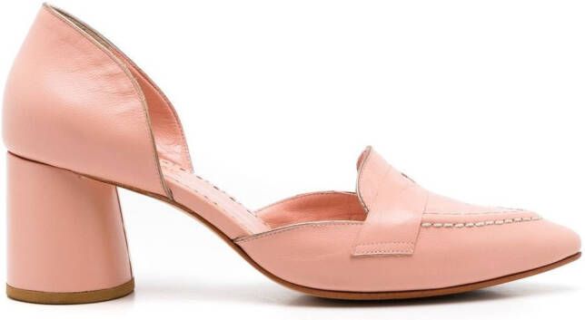 Sarah Chofakian Perry pointed-toe 65mm pumps Pink