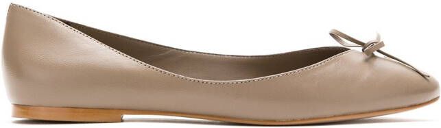 Sarah Chofakian Pila leather ballerinas Brown