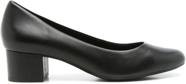 Sarah Chofakian Pomel 30mm almond-toe pumps Black