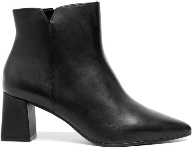 Sarah Chofakian Rebecca 55m leather boots Black