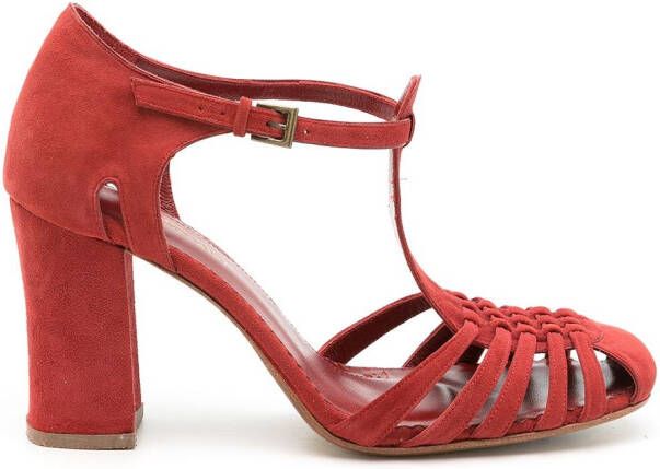 Sarah Chofakian Salomé Boheme pumps Red
