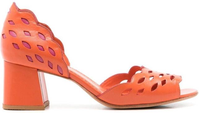 Sarah Chofakian Sapato Vivienne sandals Orange
