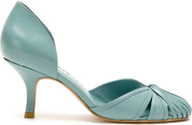 Sarah Chofakian Sarah leather pumps Blue