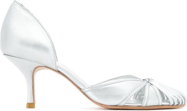 Sarah Chofakian Sarah pumps Silver