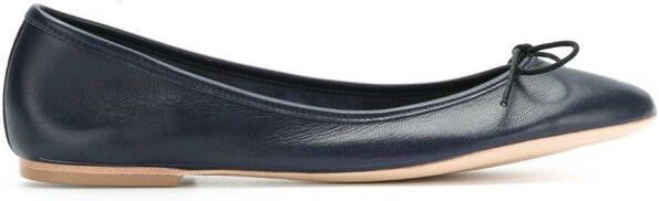 Sarah Chofakian Sarita leather ballerina shoes Black