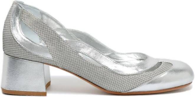 Sarah Chofakian Scarpin Ritcher 40mm pumps Silver