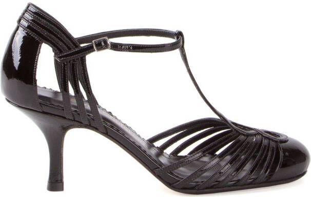 Sarah Chofakian strappy pumps Black