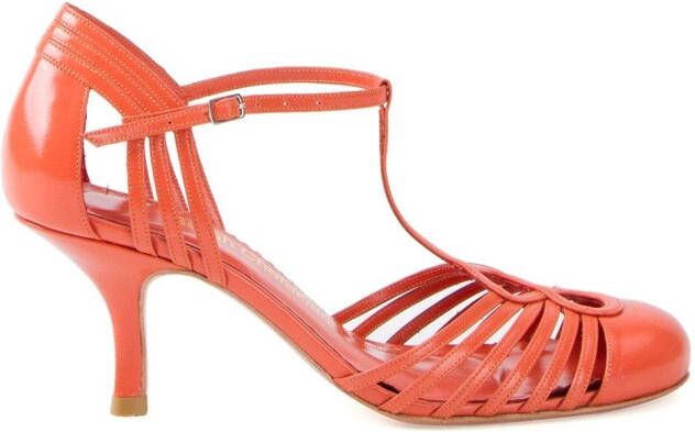 Sarah Chofakian strappy pumps Yellow