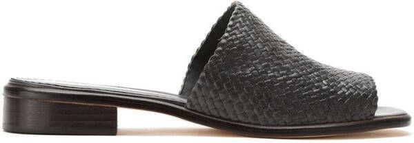 Sarah Chofakian Trama sandals Black