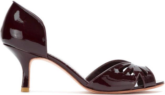 Sarah Chofakian Valencia pumps Red