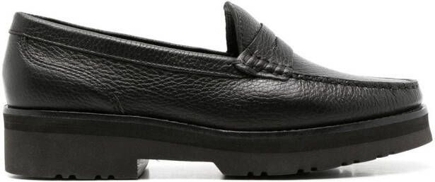 Sarah Chofakian Verona leather loafers Black