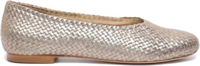 Sarah Chofakian William ballerina shoes Gold