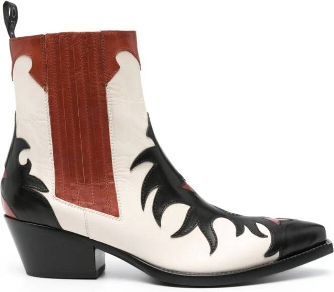 Sartore 45mm leather boots Neutrals