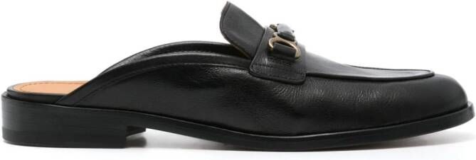 Sartore Corvara leather mules Black