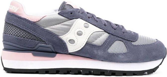 Saucony Shadow panelled low-top sneakers Blue