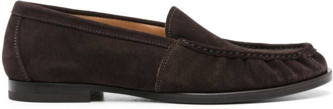 Scarosso Alain suede loafers Brown