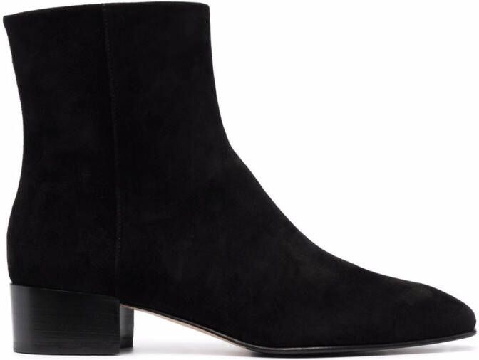 Scarosso Ambra 40mm square-toe boots Black