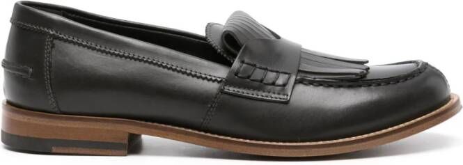 Scarosso Bridget leather loafers Grey