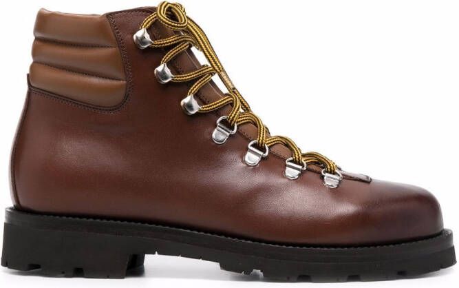 Scarosso Catherine lace-up boots Brown