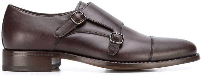 Scarosso classic monk shoes Brown