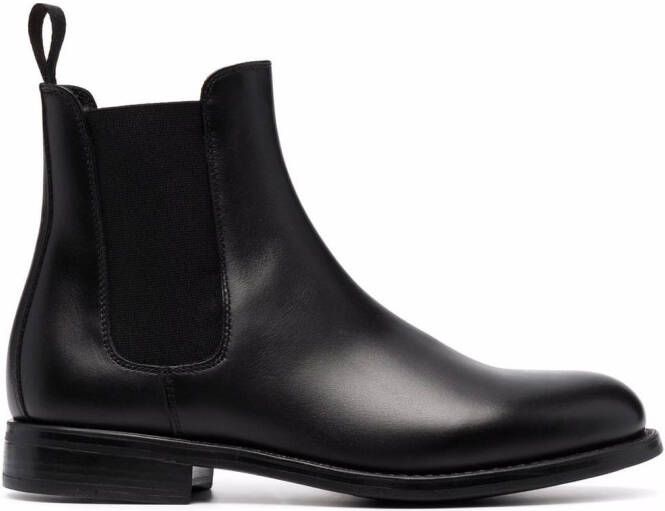 Scarosso Claudia leather Chelsea boots Black