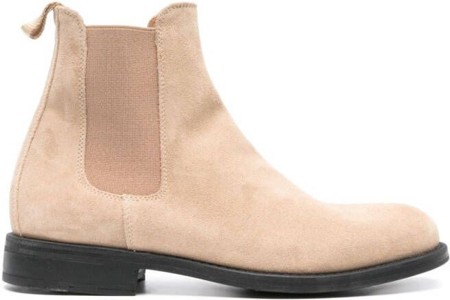 Scarosso Claudia suede chelsea boots Neutrals