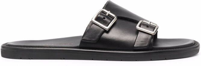 Scarosso Constantino buckled sandals Black