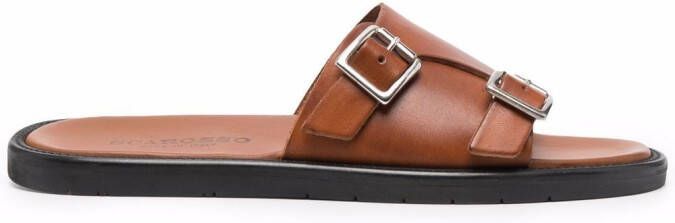 Scarosso Constantino buckled sandals Brown