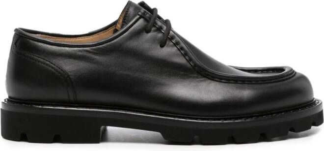 Scarosso Damiano leather derby shoes Black