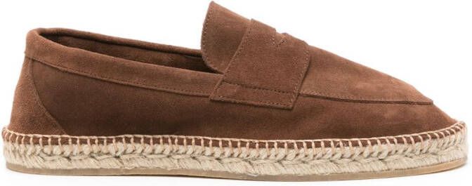 Scarosso Diego suede espadrilles Brown