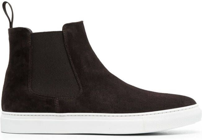 Scarosso elasticated side-panel boots Brown