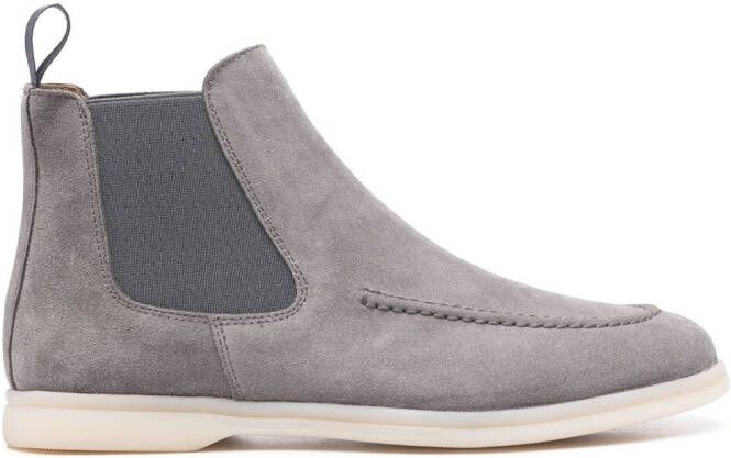 Scarosso Eugenia suede Chelsea boots Grey