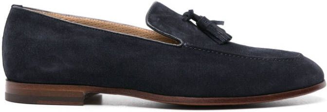 Scarosso Flavio suede loafers Blue