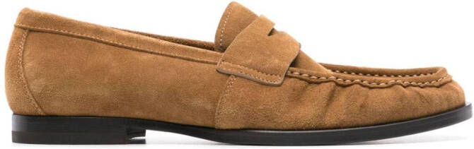 Scarosso Fred suede loafers Neutrals