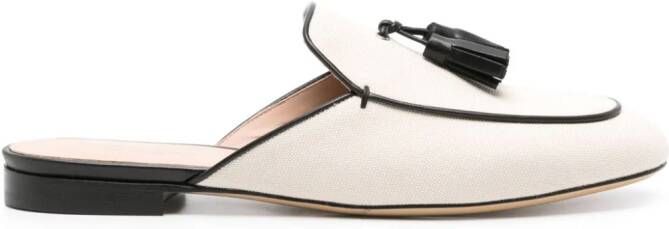 Scarosso Giorgina canvas mules Neutrals