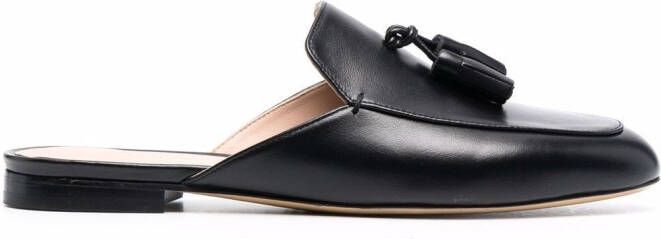 Scarosso Giorgina tassel-detail mules Black