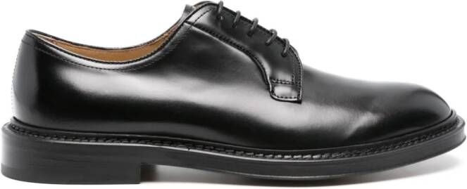 Scarosso Harry leather Derby shoes Black