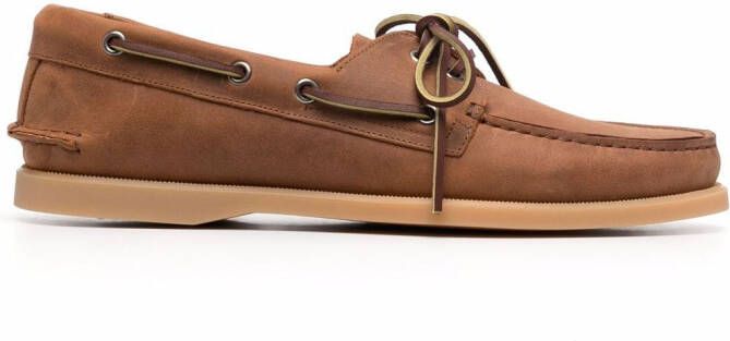 Scarosso Jude boat shoes Brown