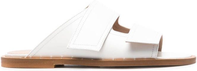 Scarosso Karen leather sandals White