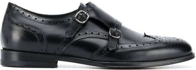 Scarosso Kate monk shoes Black